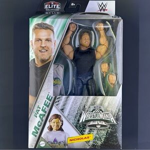 Mattel WWE Elite Pat McAfee Wrestling Action Figure 2024 Wrestlemania 40